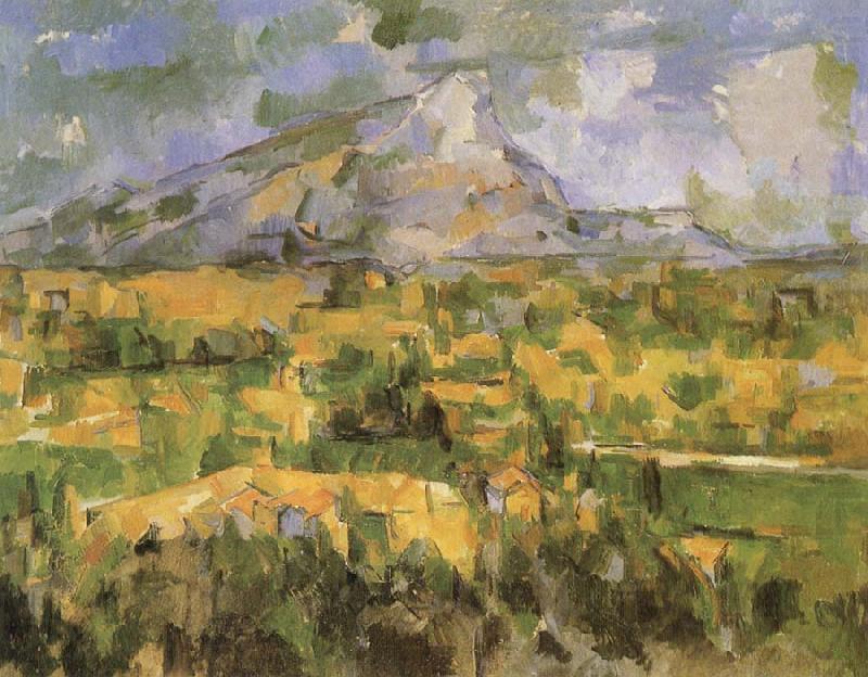 Paul Cezanne Mont Sainte-Victoire considering of Lesson Lauves china oil painting image